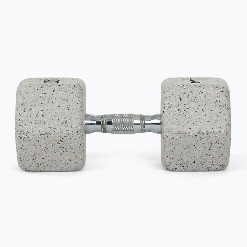 Rubber-coated dumbbell Nike Strength Grind Hex Dumbbell 20 kg wolf grey 3