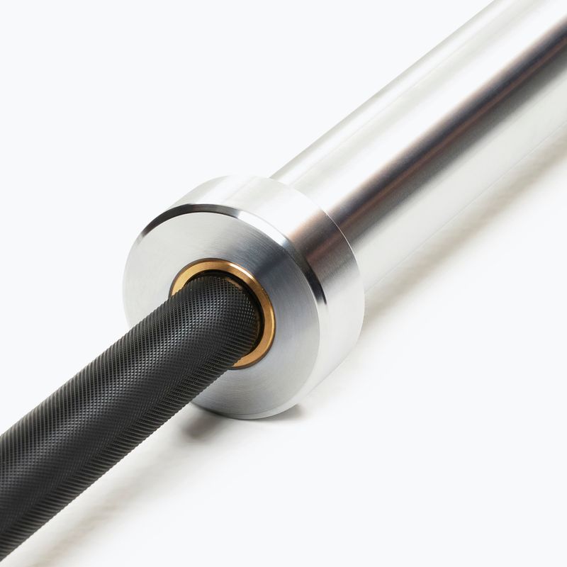 Straight barbell Nike Strength 1972 Power Bar black chrome/orange 4