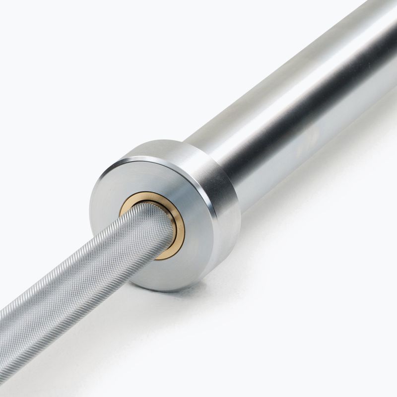 Straight barbell Nike Strength Hard Chrome Barbell chrome swoosh 4