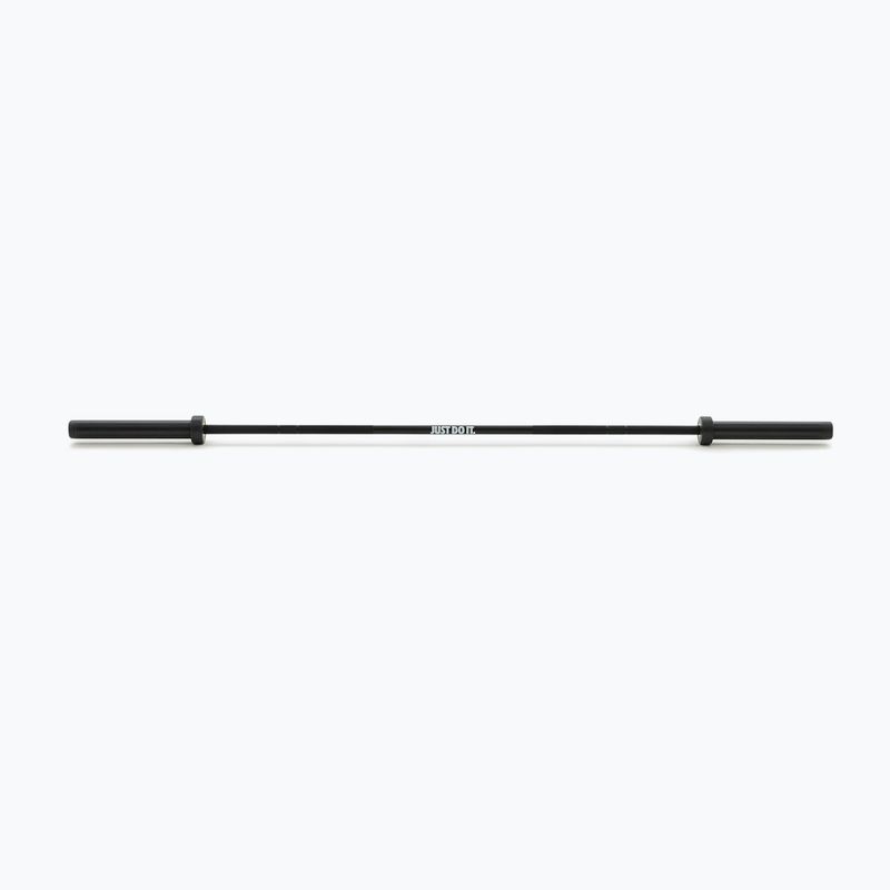 Straight barbell Nike Strength Coated Premium Barbell black just do it 2