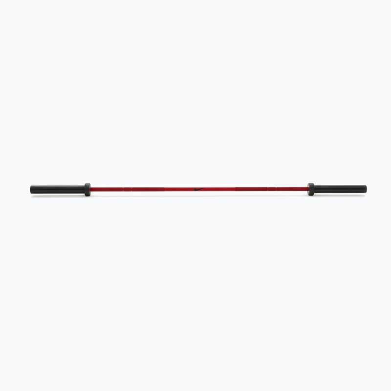 Straight barbell Nike Strength Coated Premium Barbell red swoosh 2