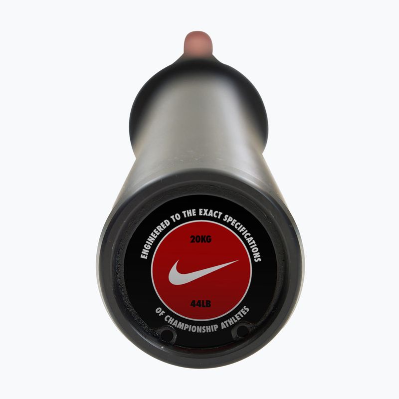 Straight barbell Nike Strength Coated Premium Barbell red swoosh 6