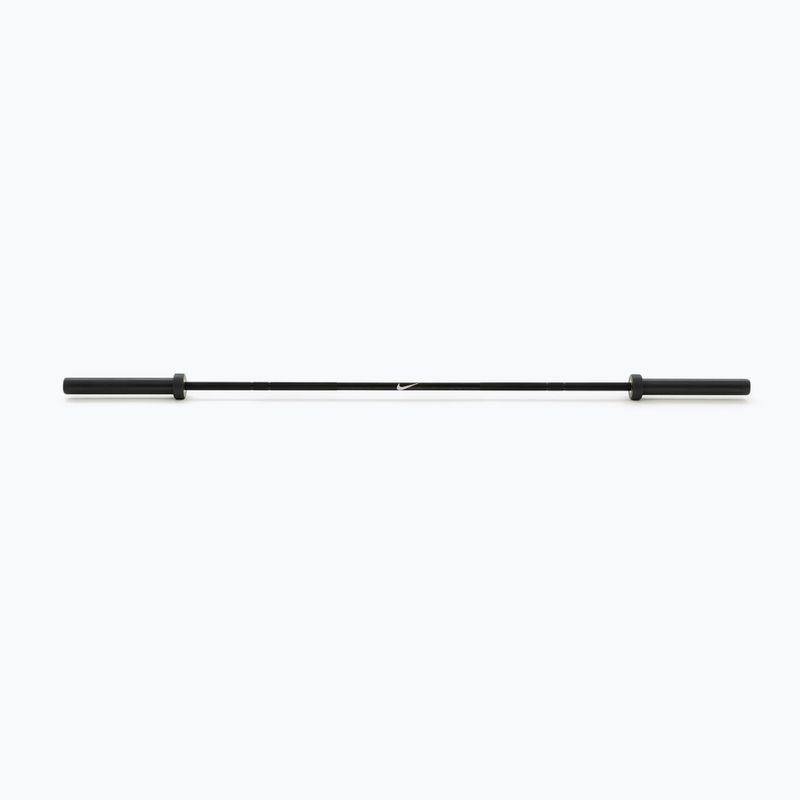 Straight barbell Nike Strength Chrome Barbell black chrome swoosh 2