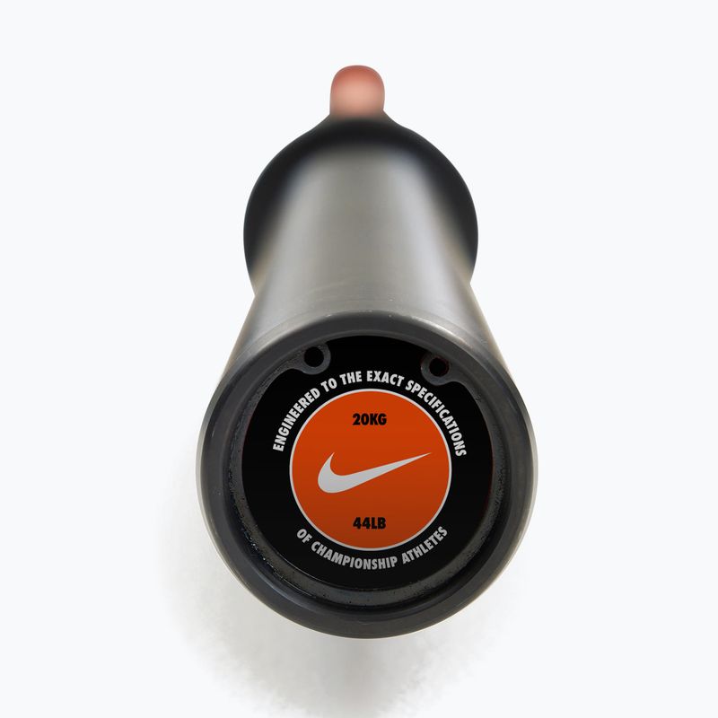 Straight barbell Nike Strength Coated Premium Barbell black just do it 8