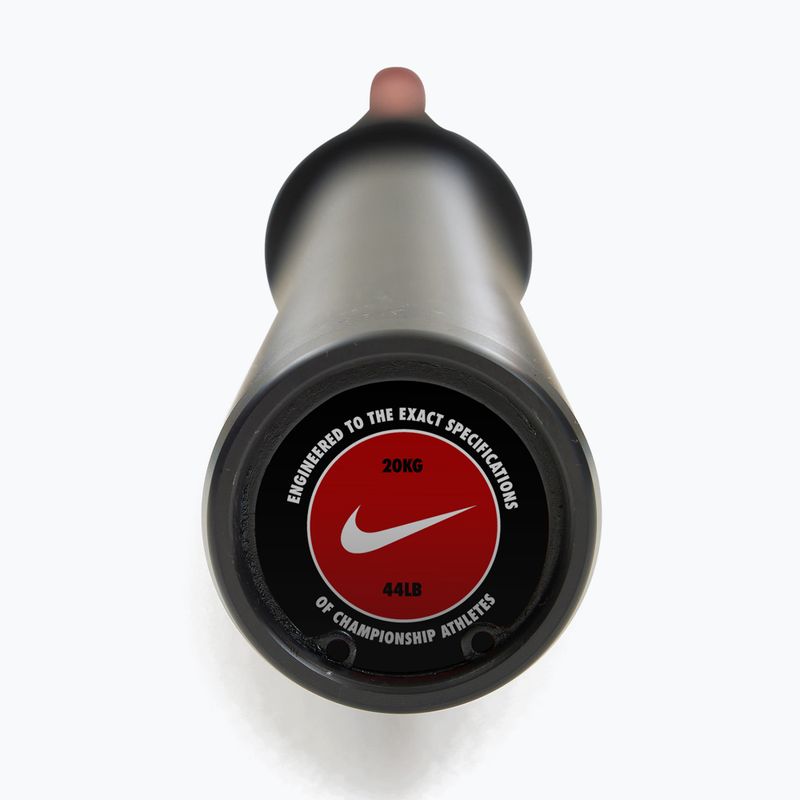 Straight barbell Nike Strength Coated Premium Barbell red swoosh 4