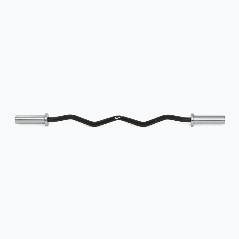 Straight barbell Nike Strength Coated Premium Barbell black just do it