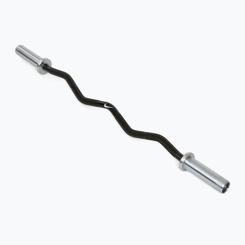 Straight barbell Nike Strength Coated Premium Barbell black just do it 2