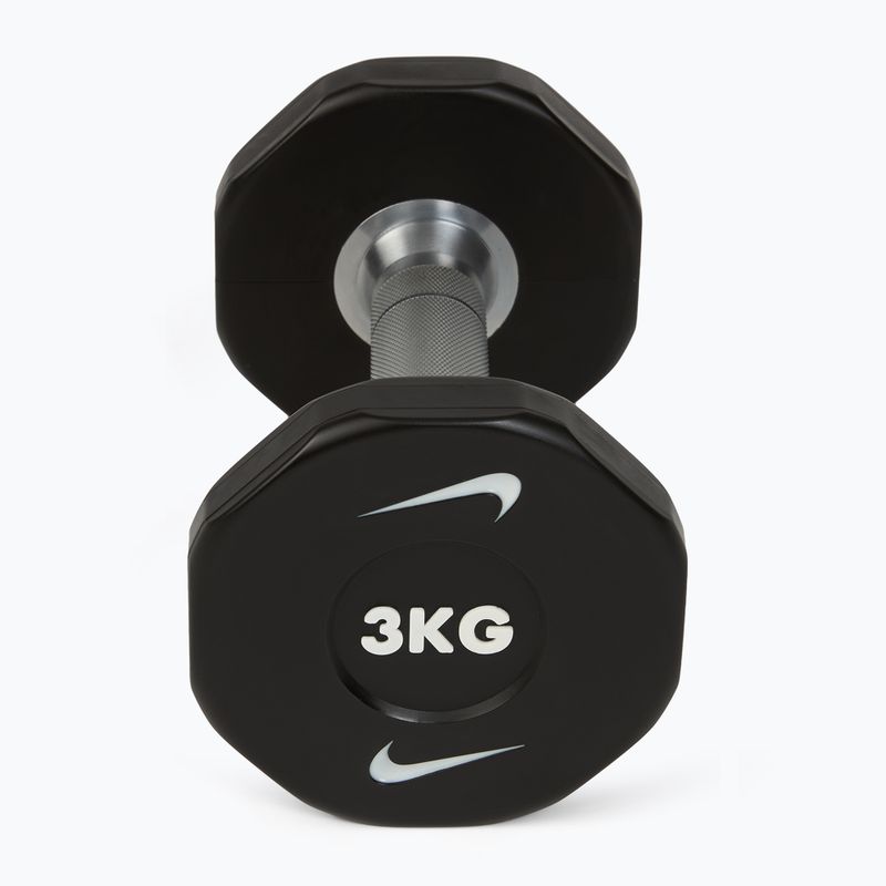 Dumbbells Nike Strength Pro Urethane Dumbbell 2 x 3 kg black/white 2