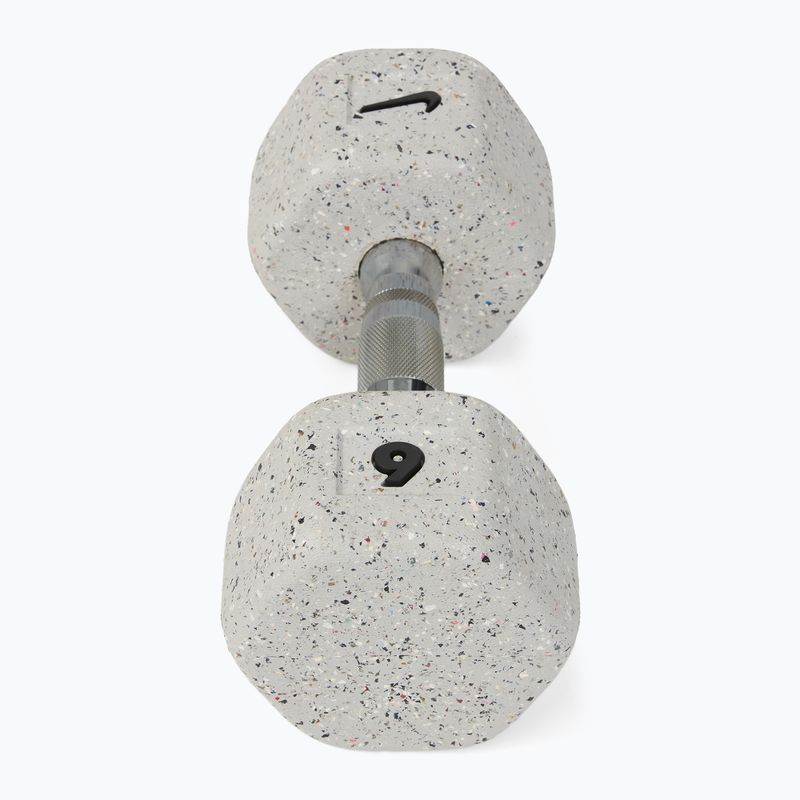 Dumbbells Nike Strength Grind Hex Dumbbell 2 x 9 kg wolf grey 2