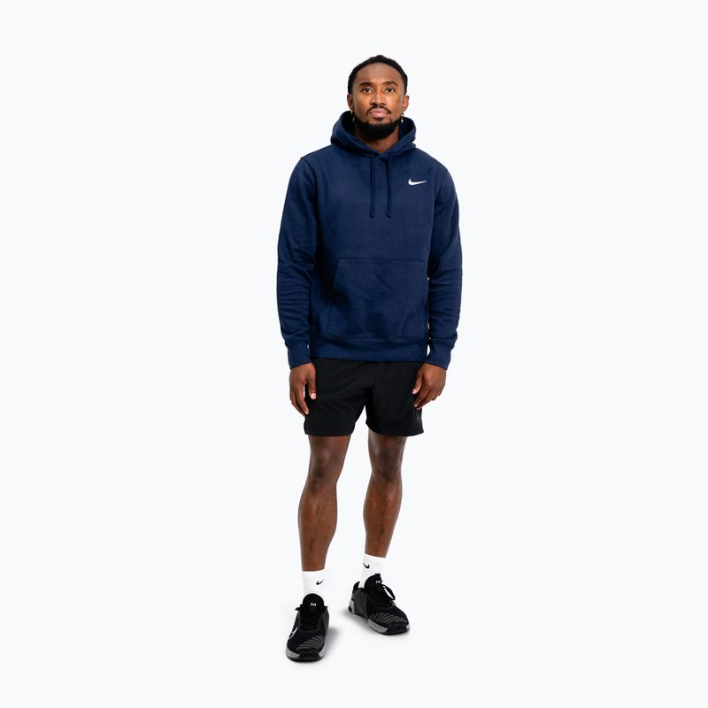 Men's sweatshirt Nike Strength S&C Hoodie navy/white 2
