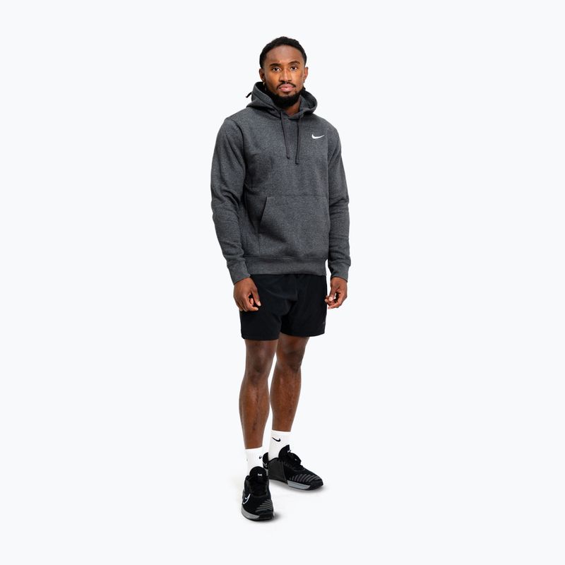 Men's sweatshirt Nike Strength S&C Hoodie charcoal/white 2