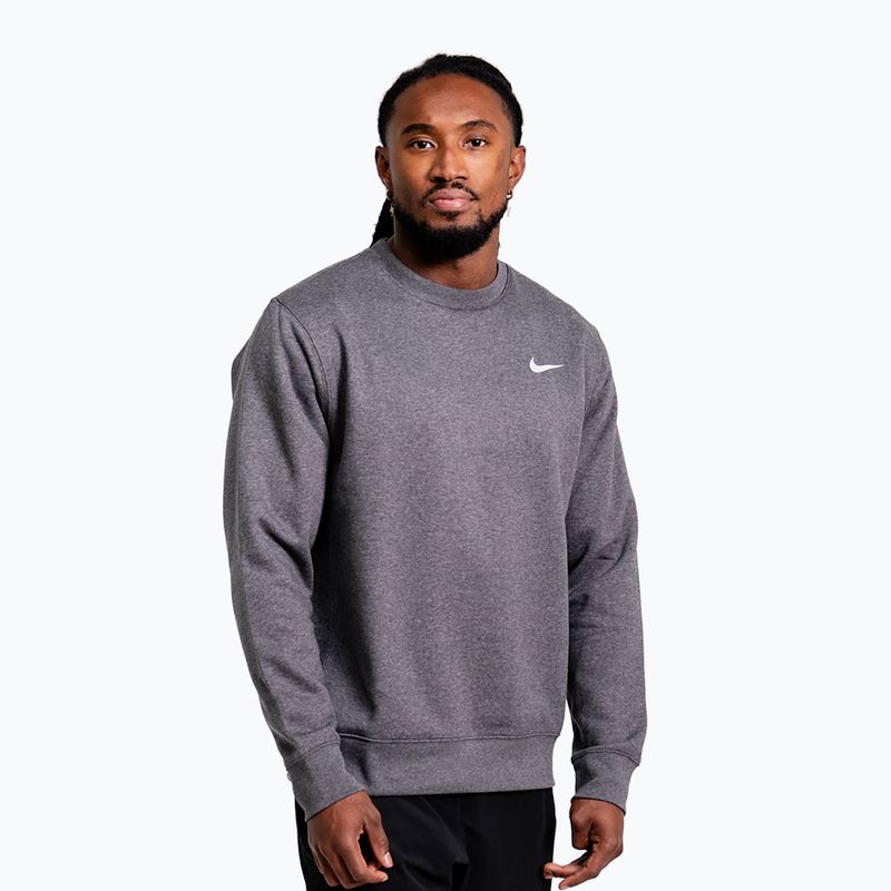 Men's sweatshirt Nike Strength S&C Crewneck charcoal/white