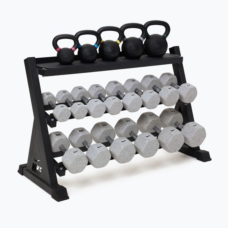 Dumbbell and kettlebell rack Nike Strength Dumbbell & Kettlebell Storage Rack black 4