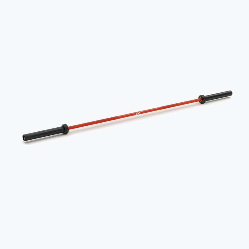 Straight barbell Nike Strength Coated Premium Barbell orange swoosh 2