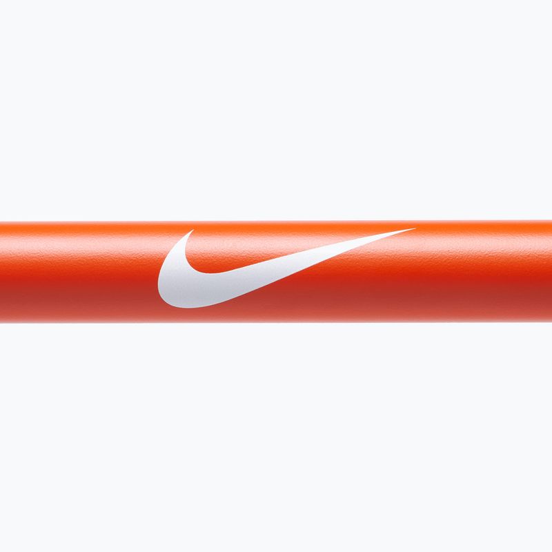 Straight barbell Nike Strength Coated Premium Barbell orange swoosh 4