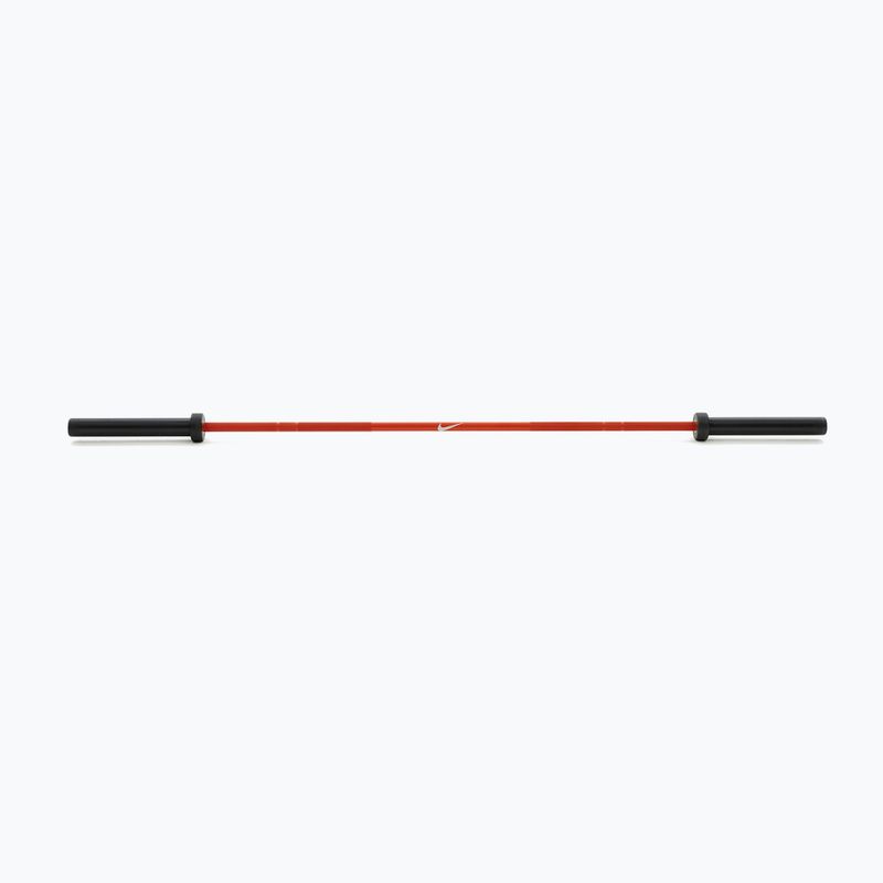 Straight barbell Nike Strength Coated Premium Barbell orange swoosh 2