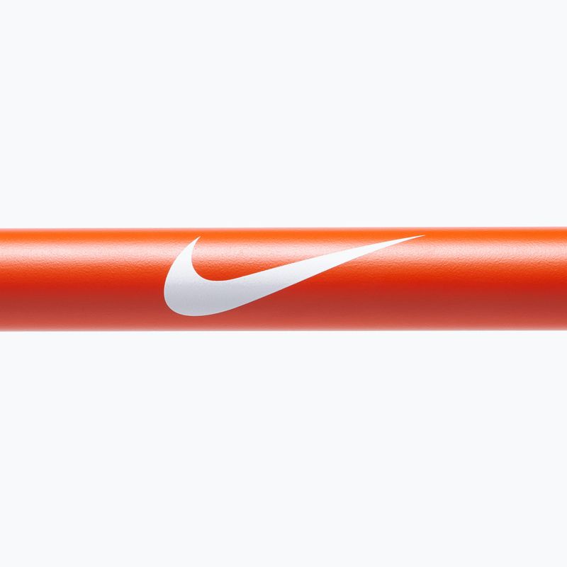 Straight barbell Nike Strength Coated Premium Barbell orange swoosh 4