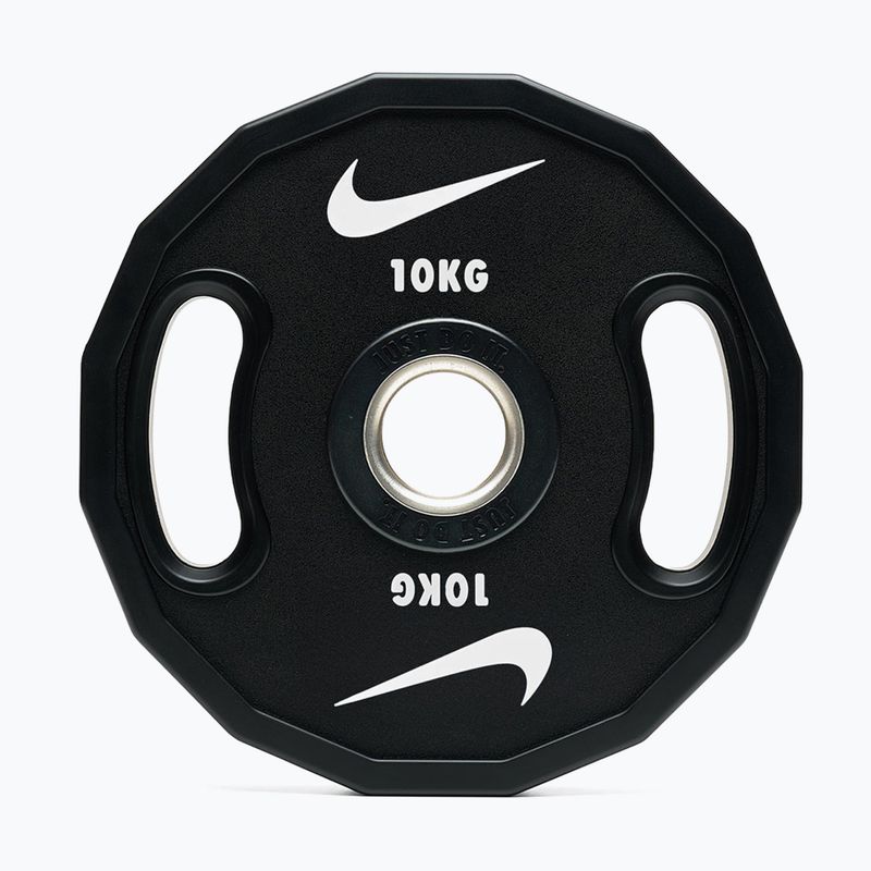 Bumper weight Nike Strength Pro Urethane Plates 10 kg black/white 4