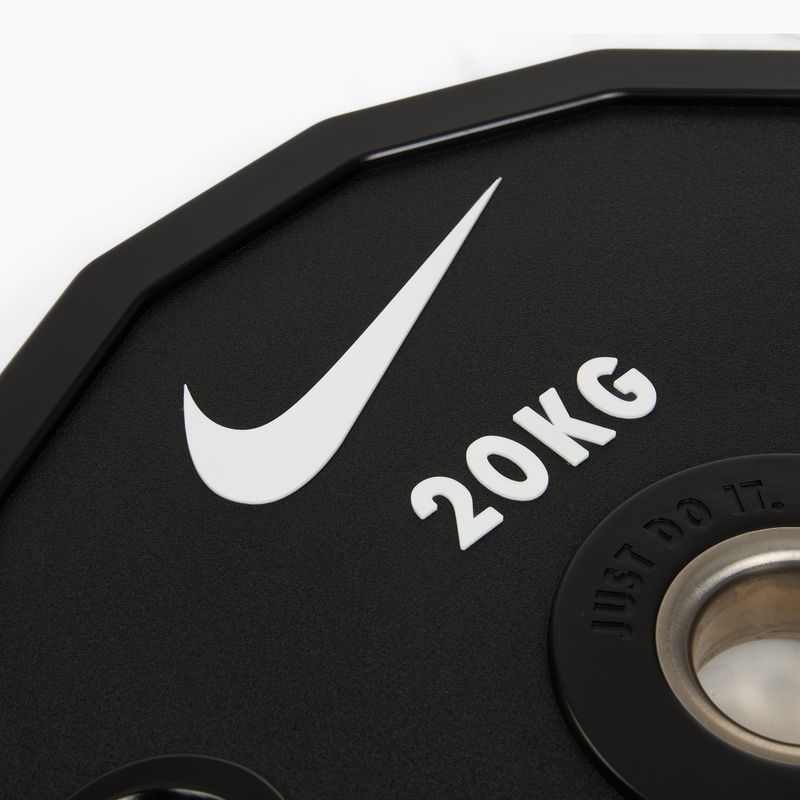 Bumper weight Nike Strength Pro Urethane Plates 20 kg black/white 3