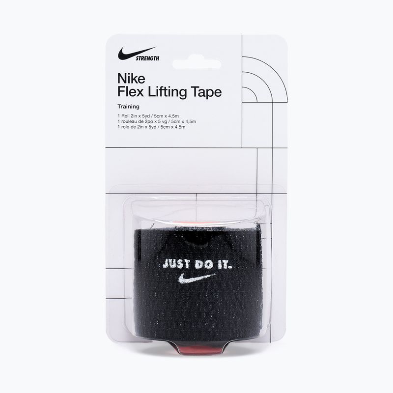 Cohesive elastic bandage Nike Strenght Flex Lifting Tape black/white 7