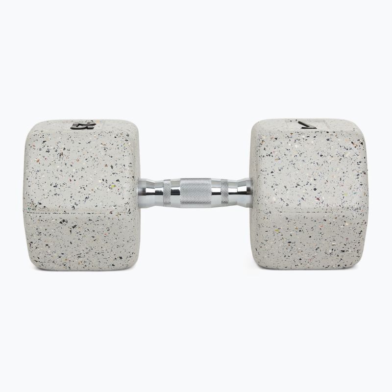 Rubber-coated dumbbell Nike Strength Grind Dumbbell 25 kg wolf grey 3