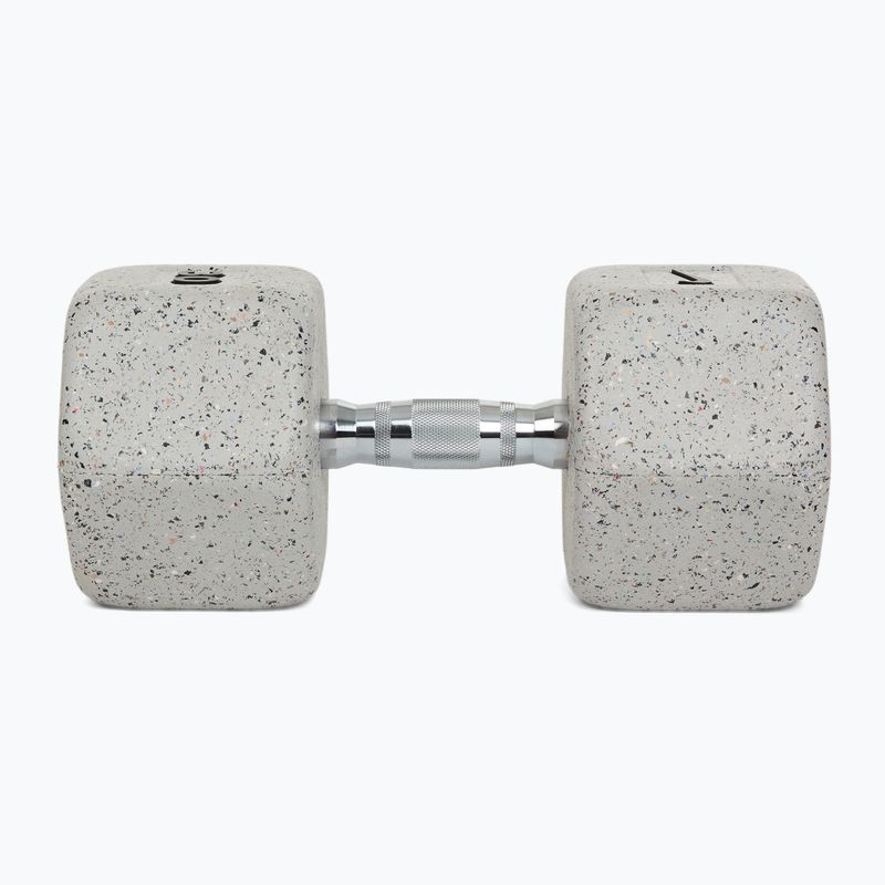 Rubber-coated dumbbell Nike Strength Grind Dumbbell 30 kg wolf grey 3