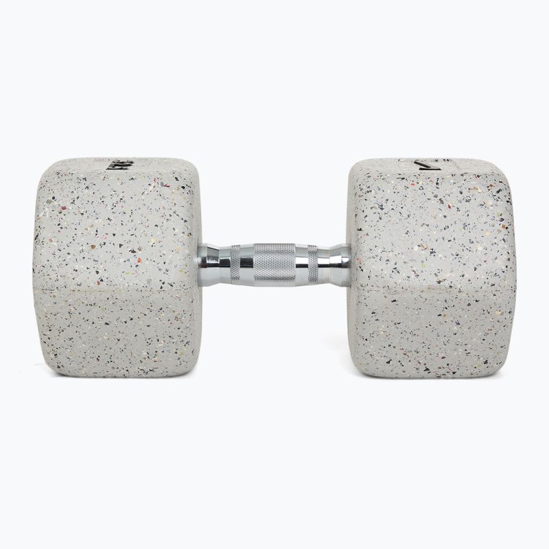 Rubber-coated dumbbell Nike Strength Grind Dumbbell 32,5 kg wolf grey 3