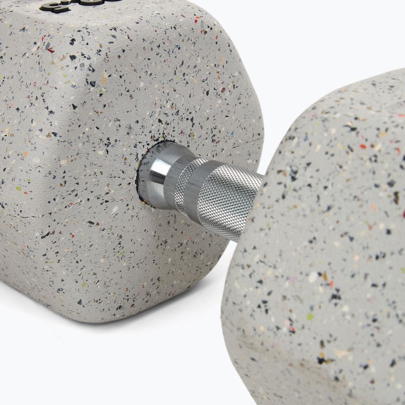 Rubber-coated dumbbell Nike Strength Grind Dumbbell 32,5 kg wolf grey 4