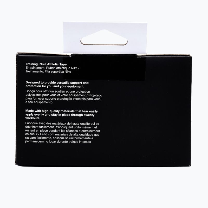 Cohesive elastic bandage Nike Strenght Athletic Tape white/grey 3