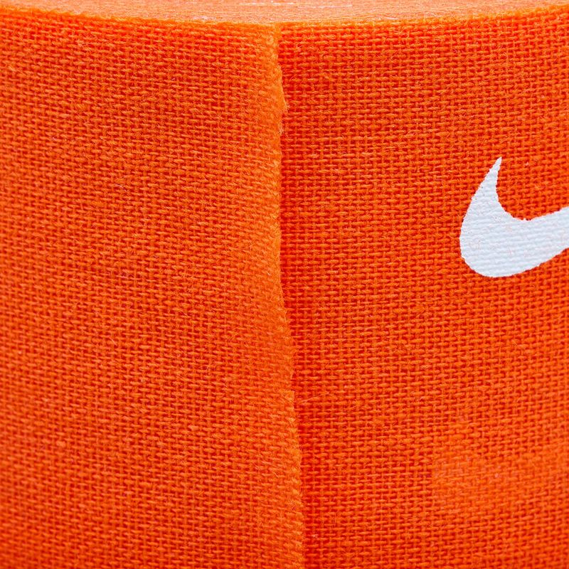 Cohesive elastic bandage Nike Strenght Athletic Tape orange/white 10