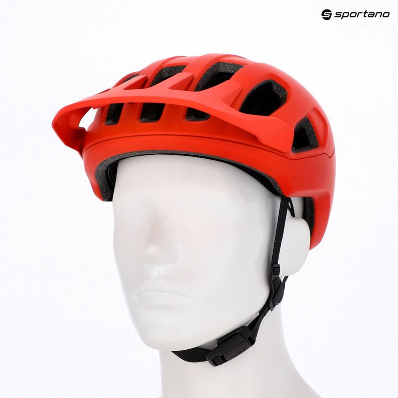 POC Cularis prismane red matt/uranium black matt bike helmet 6