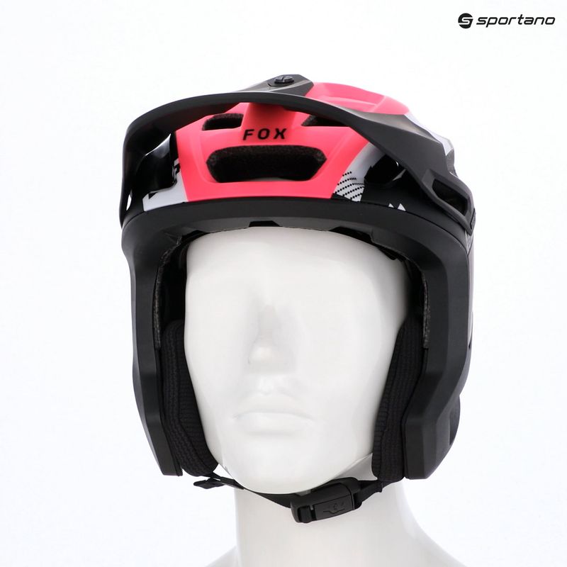 Fox Racing Dropframe Pro Digi Image black/white bike helmet 5