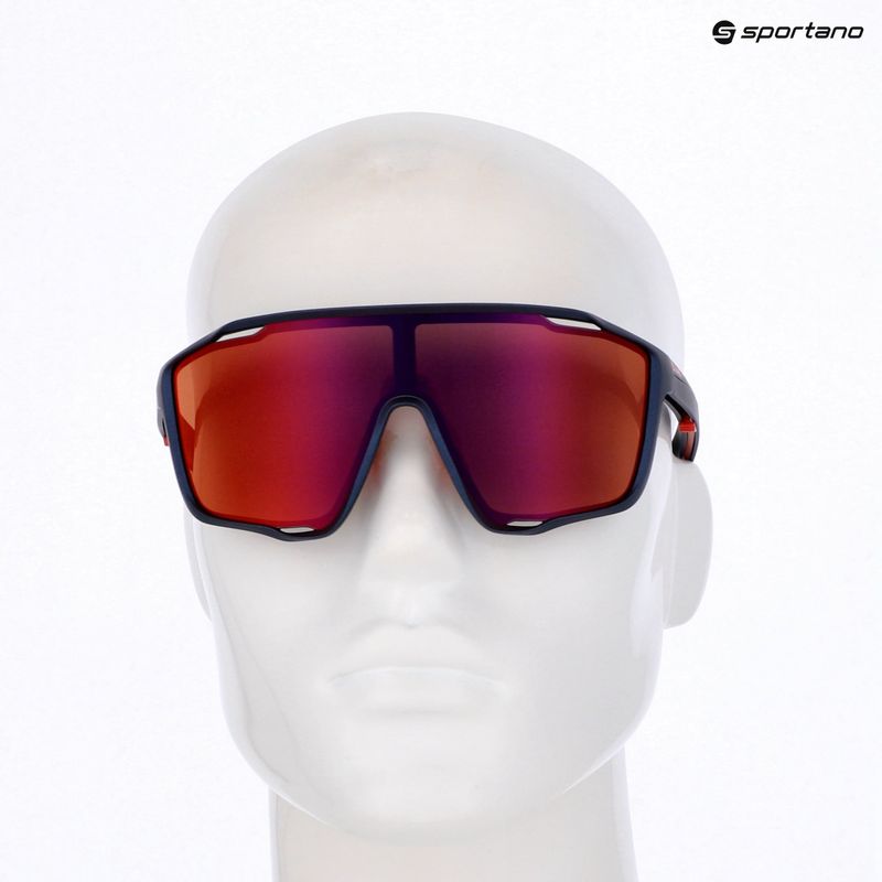 Red Bull SPECT Kraft blue/brown with red mirror sunglasses 6