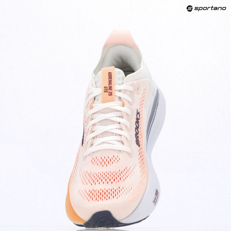 Women's running shoes Brooks Adrenaline GTS 25 oyster mushroom/peach/grape 9