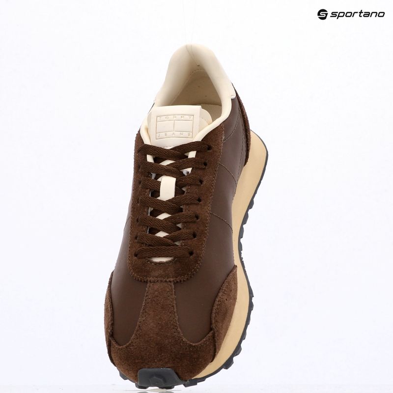 Men's shoes Tommy Jeans Retro Runner Archive Mix legacy brown 9
