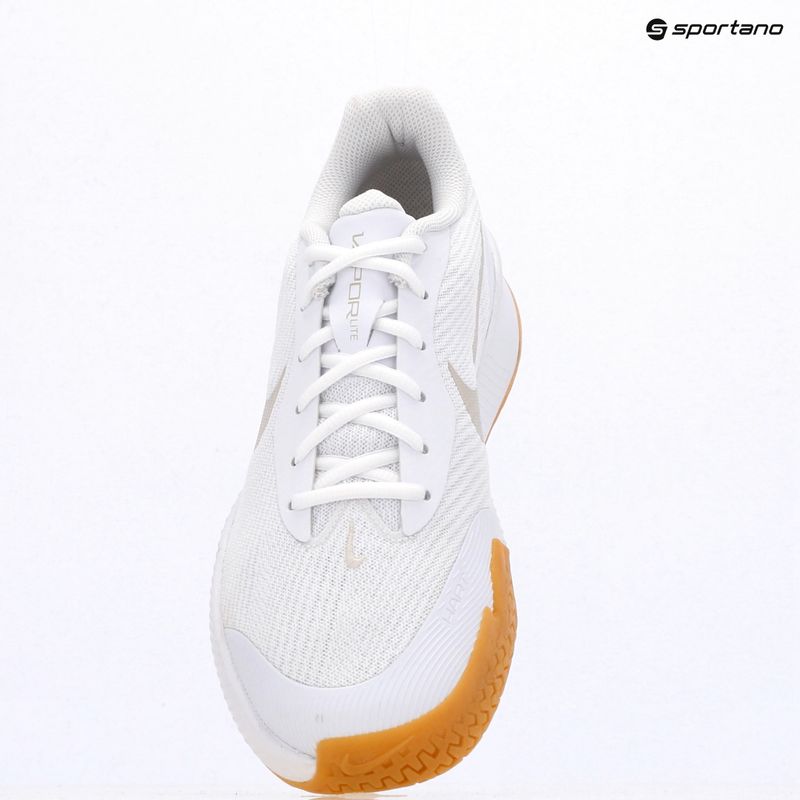Men's tennis shoes Nike Vapor Lite 3 White/Summit White/Light Orewood Brown 18