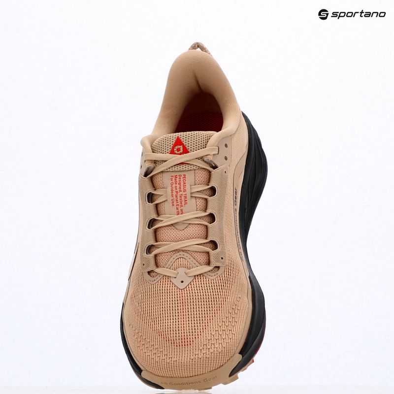 Men's running shoes Nike ACG Pegasus Trail linen/black/light crimson/light orewood brown 16