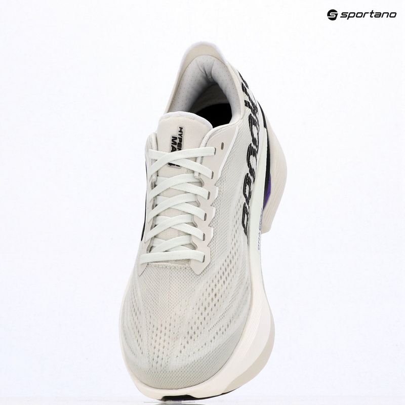 Men's running shoes Brooks Hyperion Max 4 grey/black/purple hebe 9