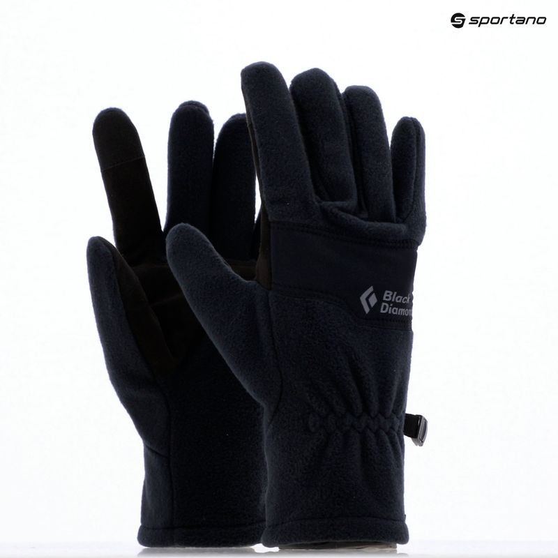 Black Diamond Everyday Fleece trekking gloves black 5