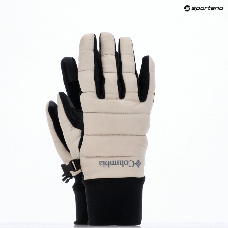 Women's trekking gloves Columbia Powder Lite II dark stone 4