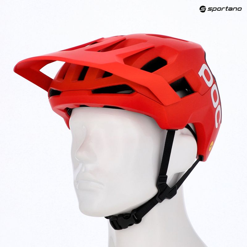 POC Kortal Race MIPS prismane red matt/uranium black matt bike helmet 6