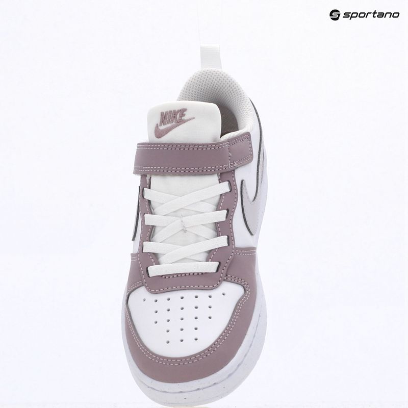 Children's shoes Nike Court Borough Low Recraft white/plum fog/white/venice 16