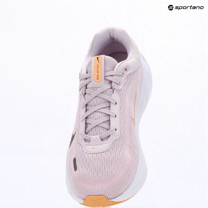 Nike Stellar Ride running shoes bleached lilac/pink foam/black 9