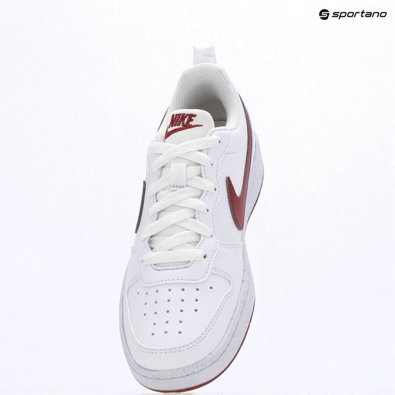 Nike Court Borough Low Recraft shoes white/pink smoke 9