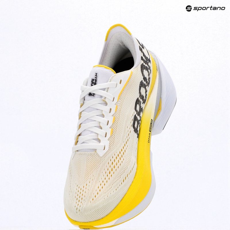 Women's running shoes Brooks Hyperion Max 4 white/cyber yellow/black 9
