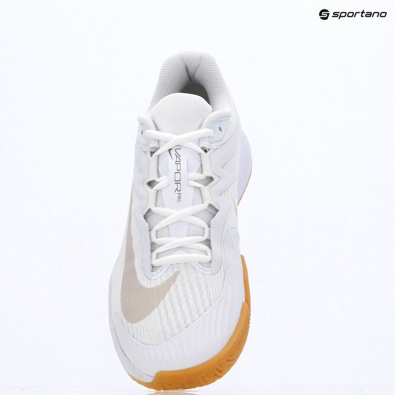Men's tennis shoes Nike Vapor Pro 3 Clay white/linen/linen/light orewood brown 18