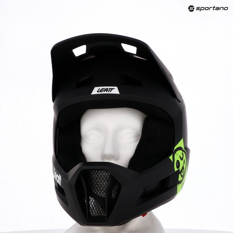 Leatt MTB Gravity 1.0 V25 Jr children's bike helmet black 9