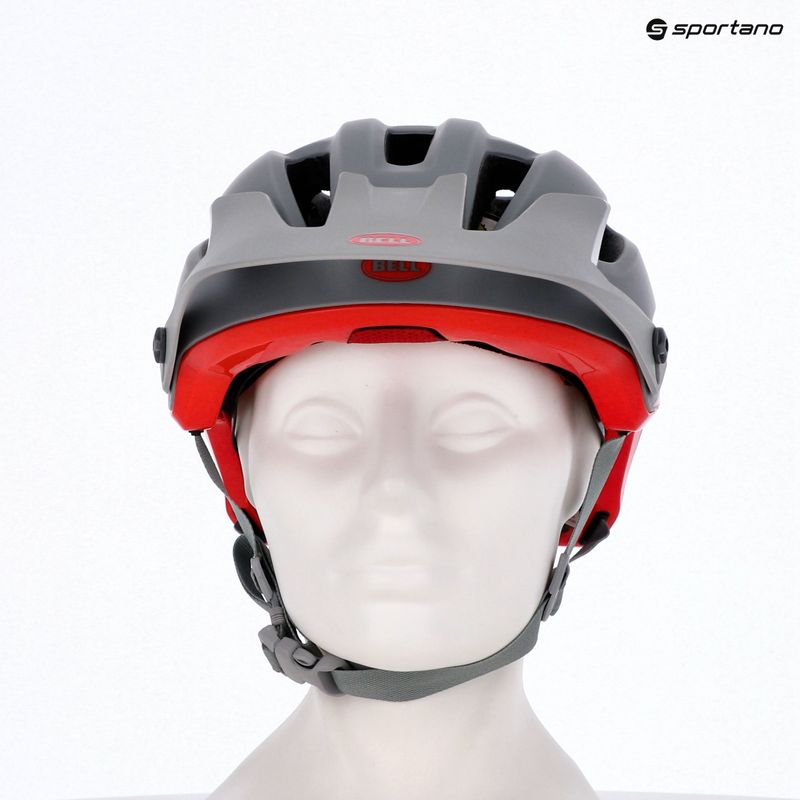 Bike helmet Bell 4Forty Integrated MIPS matte gloss gray/crimson 6