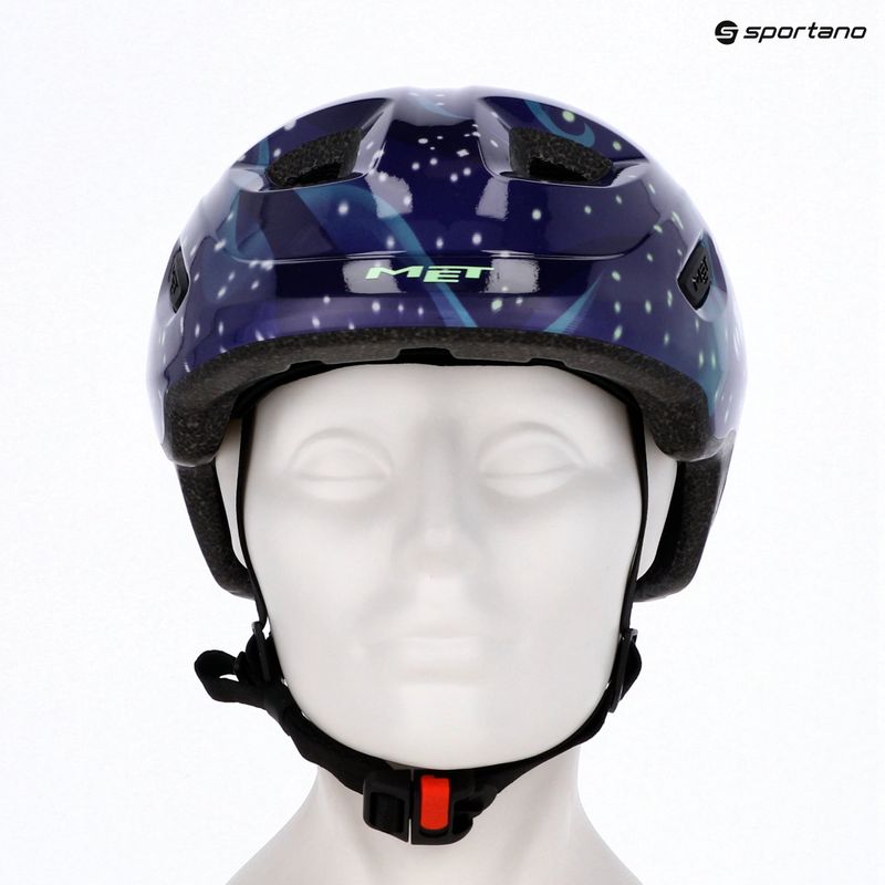 Children's bike helmet MET Hooray space glow in the dark 7