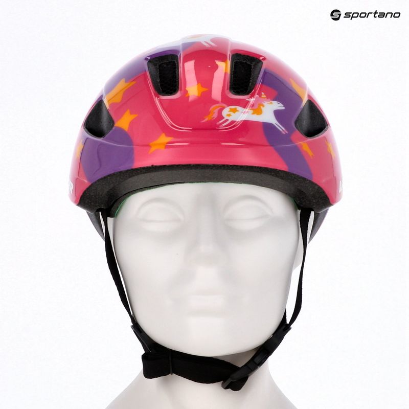 Children's bike helmet Lazer Pnut 2.0 KinetiCore purple pony 8